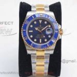 Perfect Replica VR MAX Rolex Submariner 18k Gold 2-Tone Oyster Band Blue Bezel 40mm Watch-Rolex 116613 Review